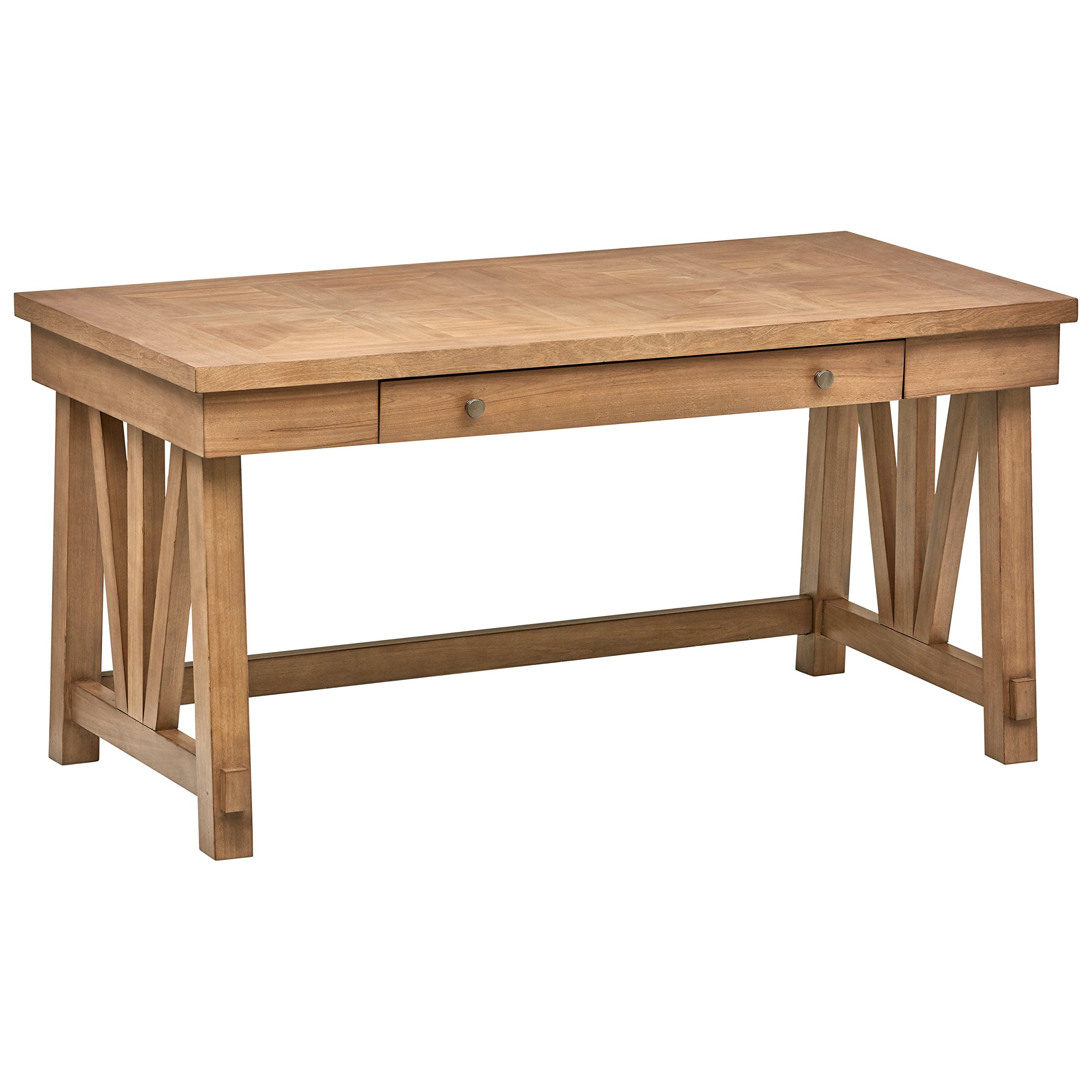Amazon Brand – Stone & Beam Casual Wood Office Computer Desk, 60"W, Birch