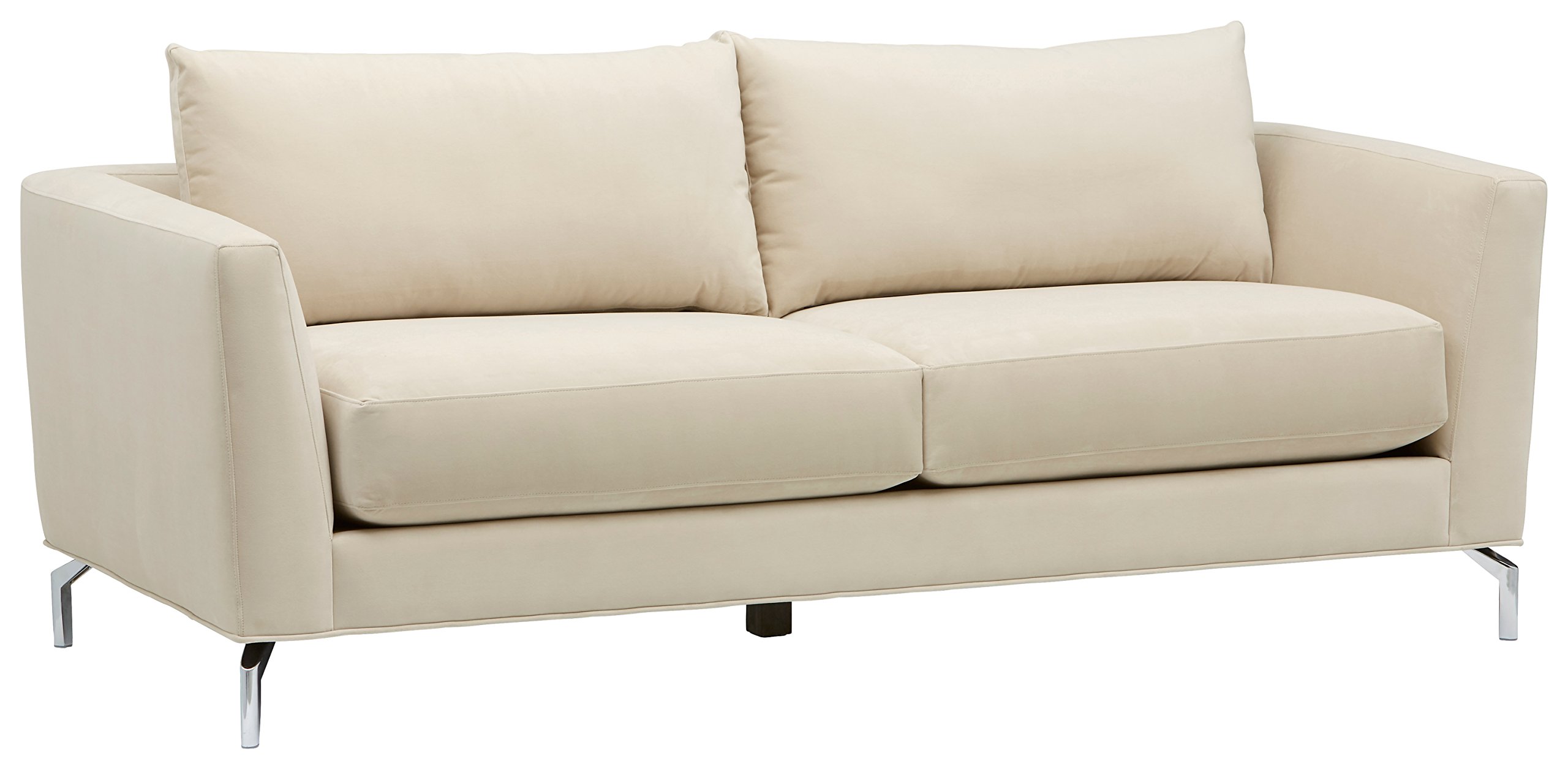 Amazon Brand – Rivet Emerly Modern Sofa, 83.5"W, Ecru