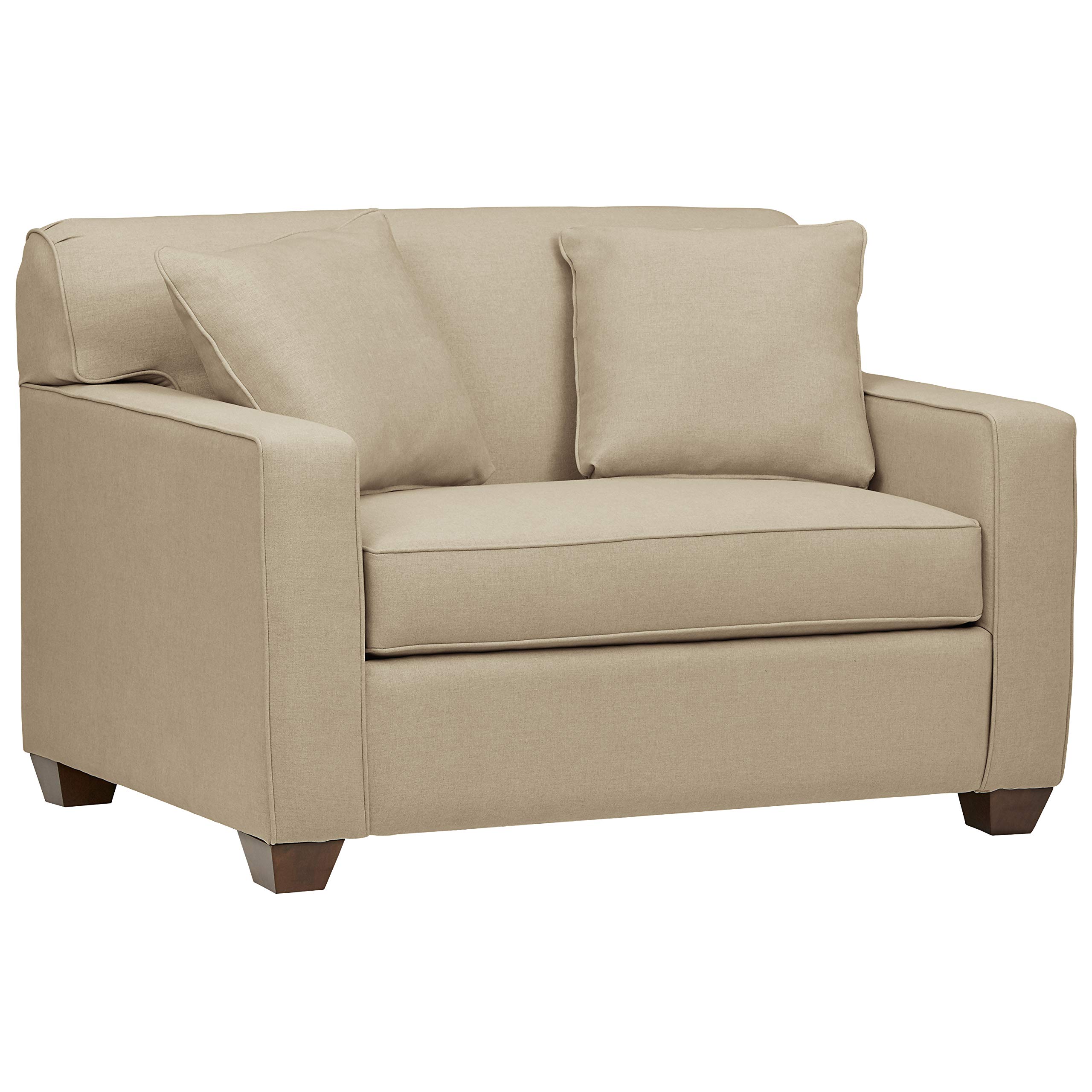 Amazon Brand – Stone & Beam Fischer Sleeper Chair, 51"W, Dove Fabric