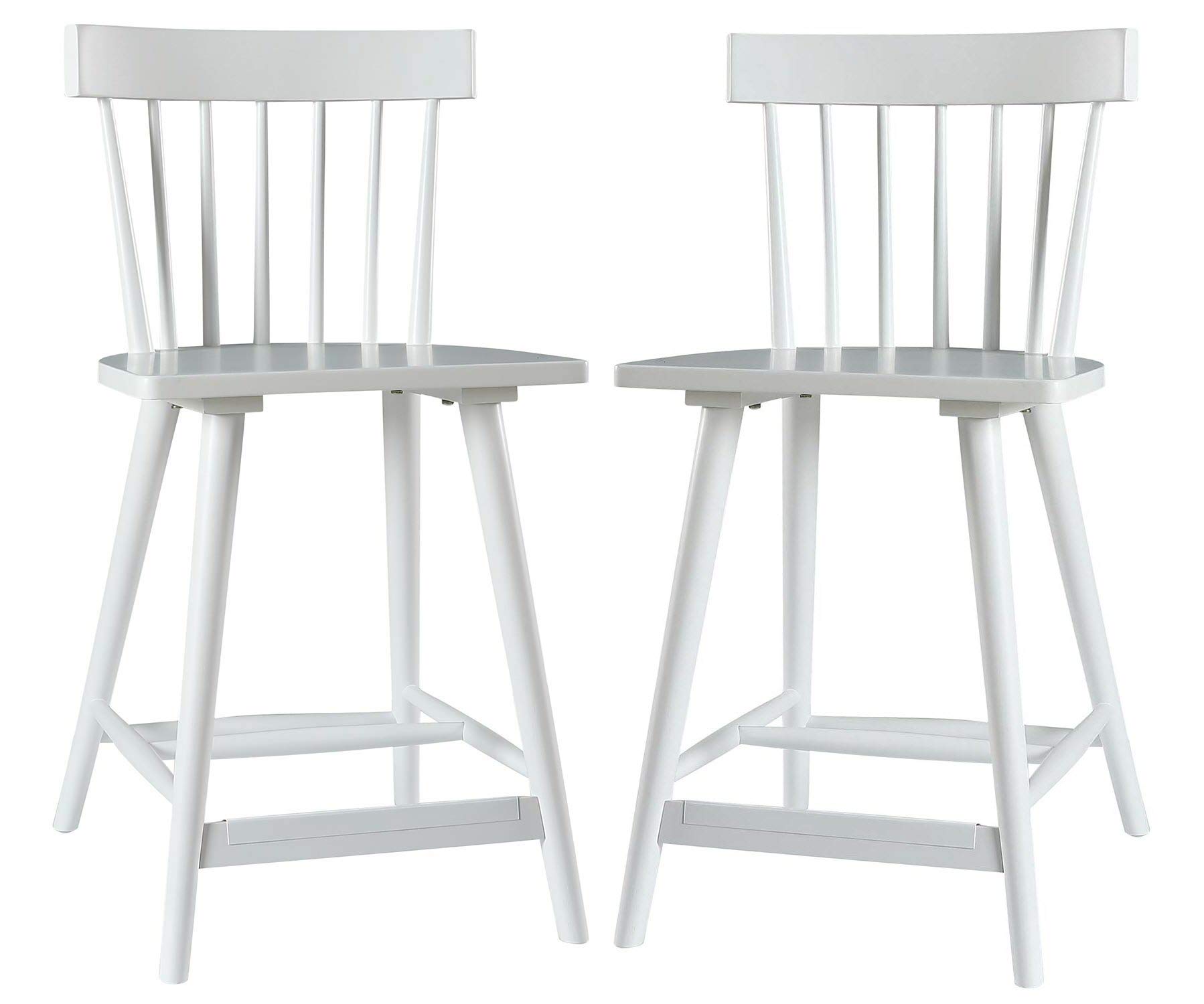Stone & Beam Classic Wishbone Dining Chair, 37.5" H, White