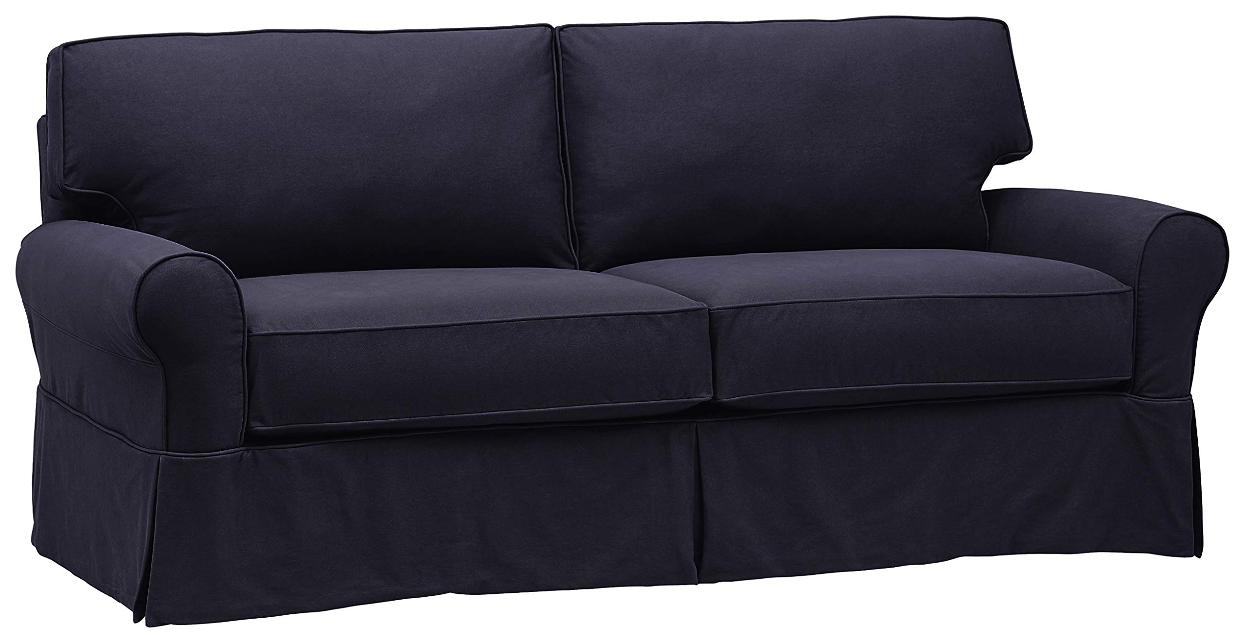Amazon Brand – Stone & Beam Carrigan Casual Large Sofa, 88.5"W, Navy