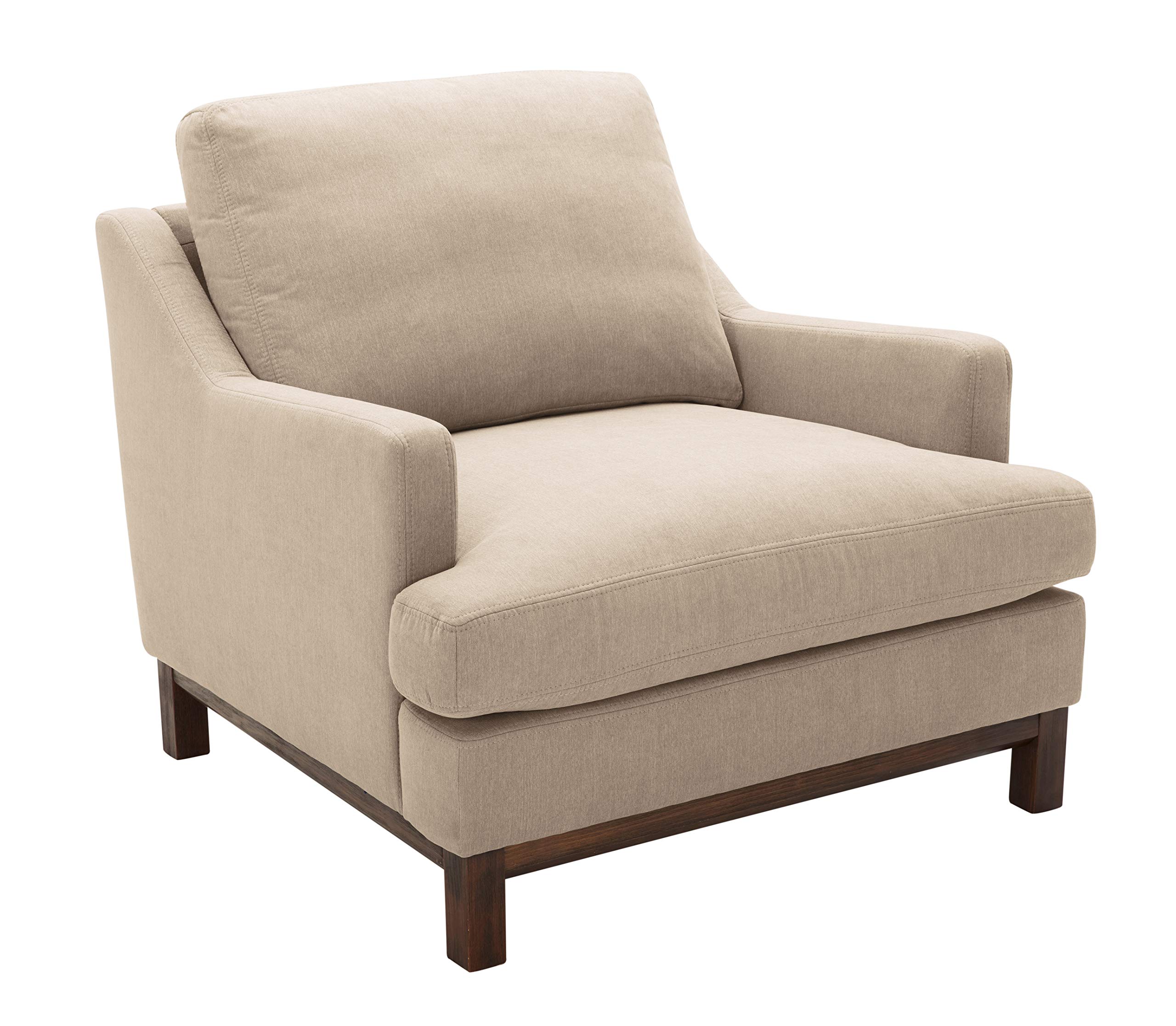Amazon Brand – Stone & Beam Genesse Living Room Accent Chair, 37"W, Fawn