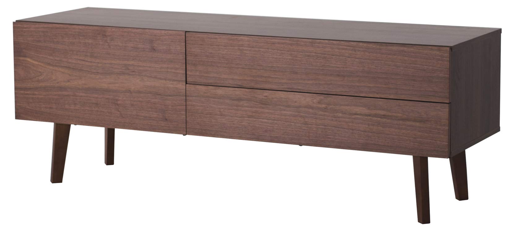 Amazon Brand – Rivet Mid-Century Console with Self-Closing Drawers, 55"W