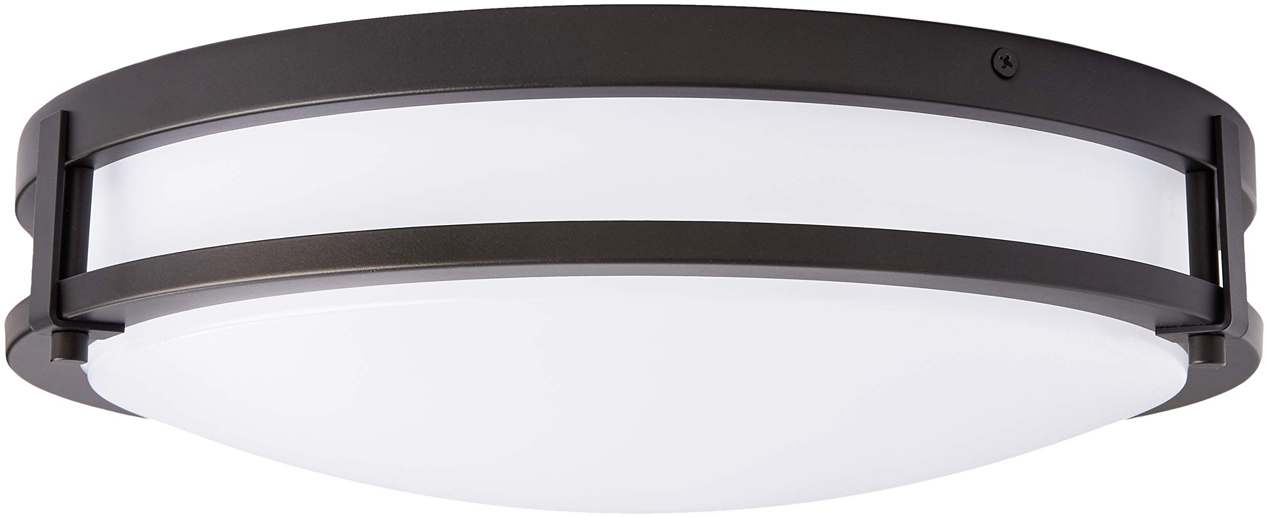 Amazon Brand – Ravenna Home Casual Flush Mount, 4"H, Oil-Rubbed Bronze