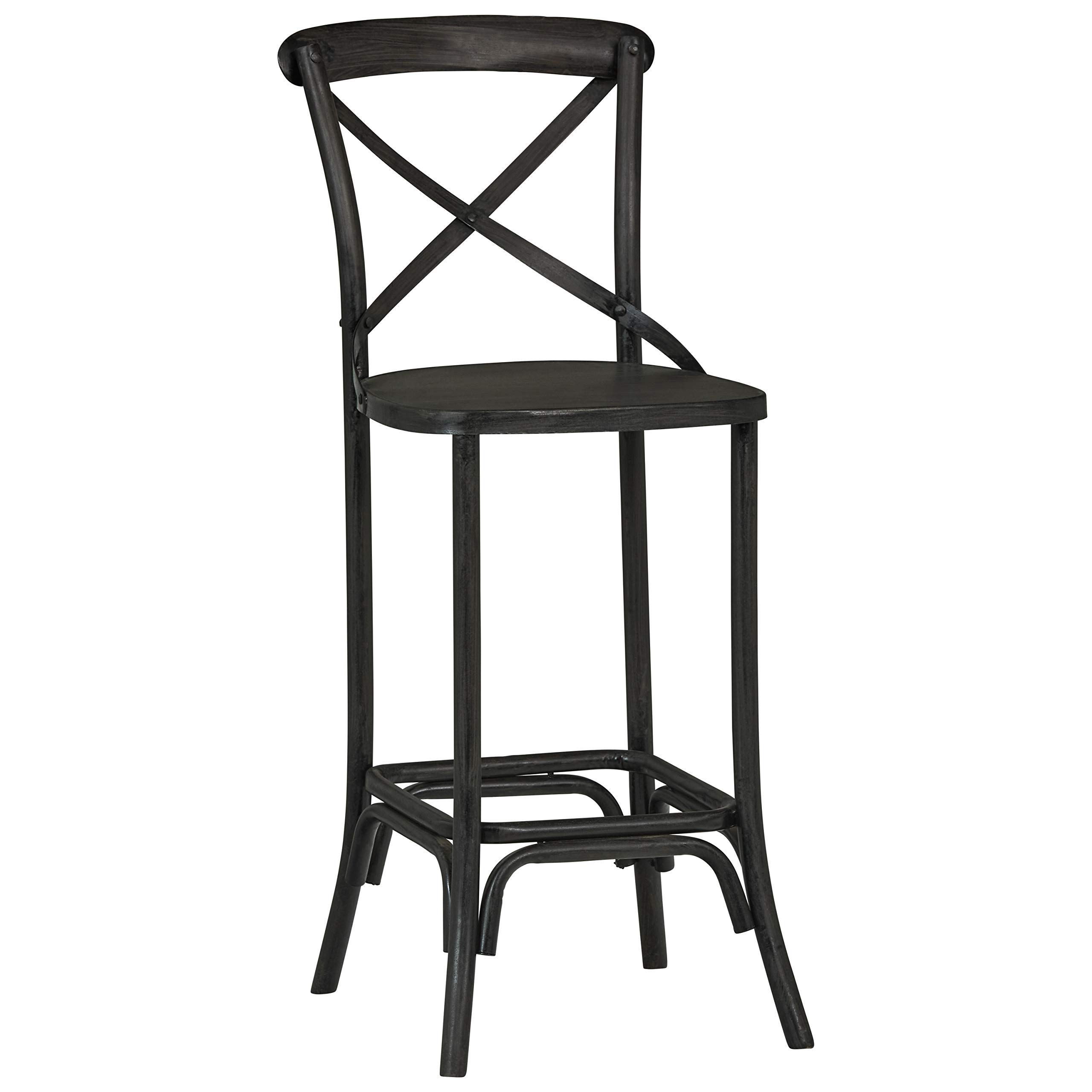 Amazon Brand – Stone & Beam Barstool, 40"H, Metal