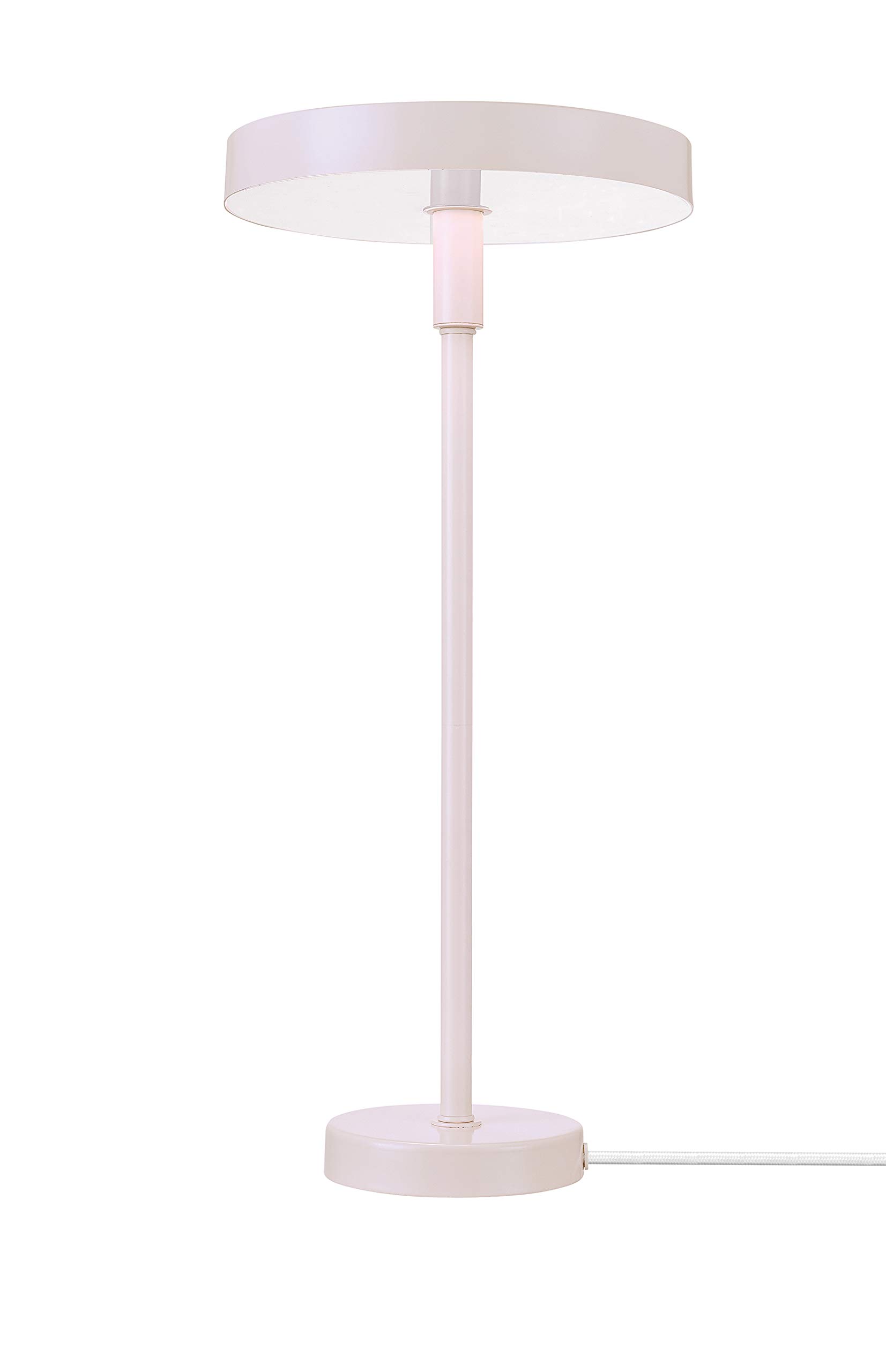 Amazon Brand – Rivet Modern Ultrathin LED-Integrated Table Lamp, 20"H, Pink