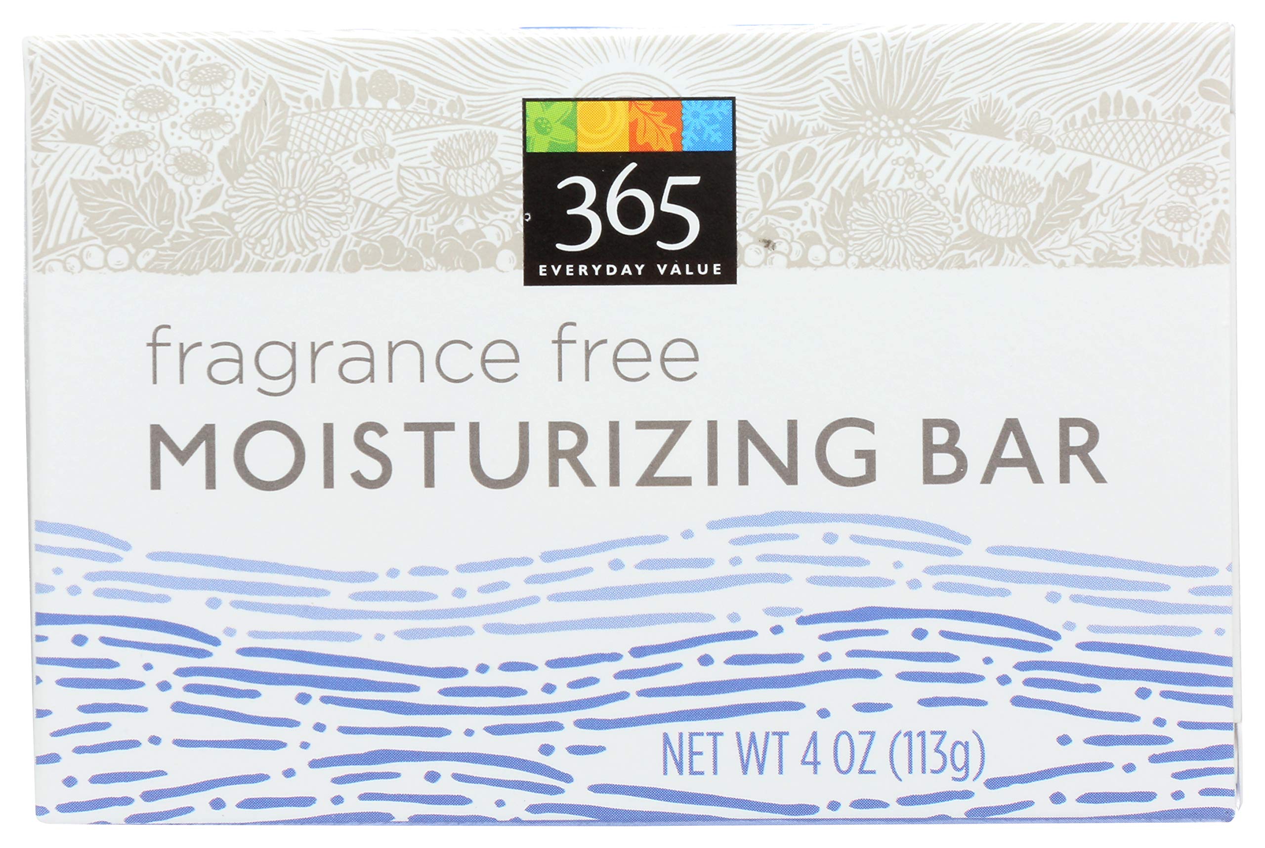365 Everyday Value, Moisturizing Bar, Fragrence Free, 4 Ounce