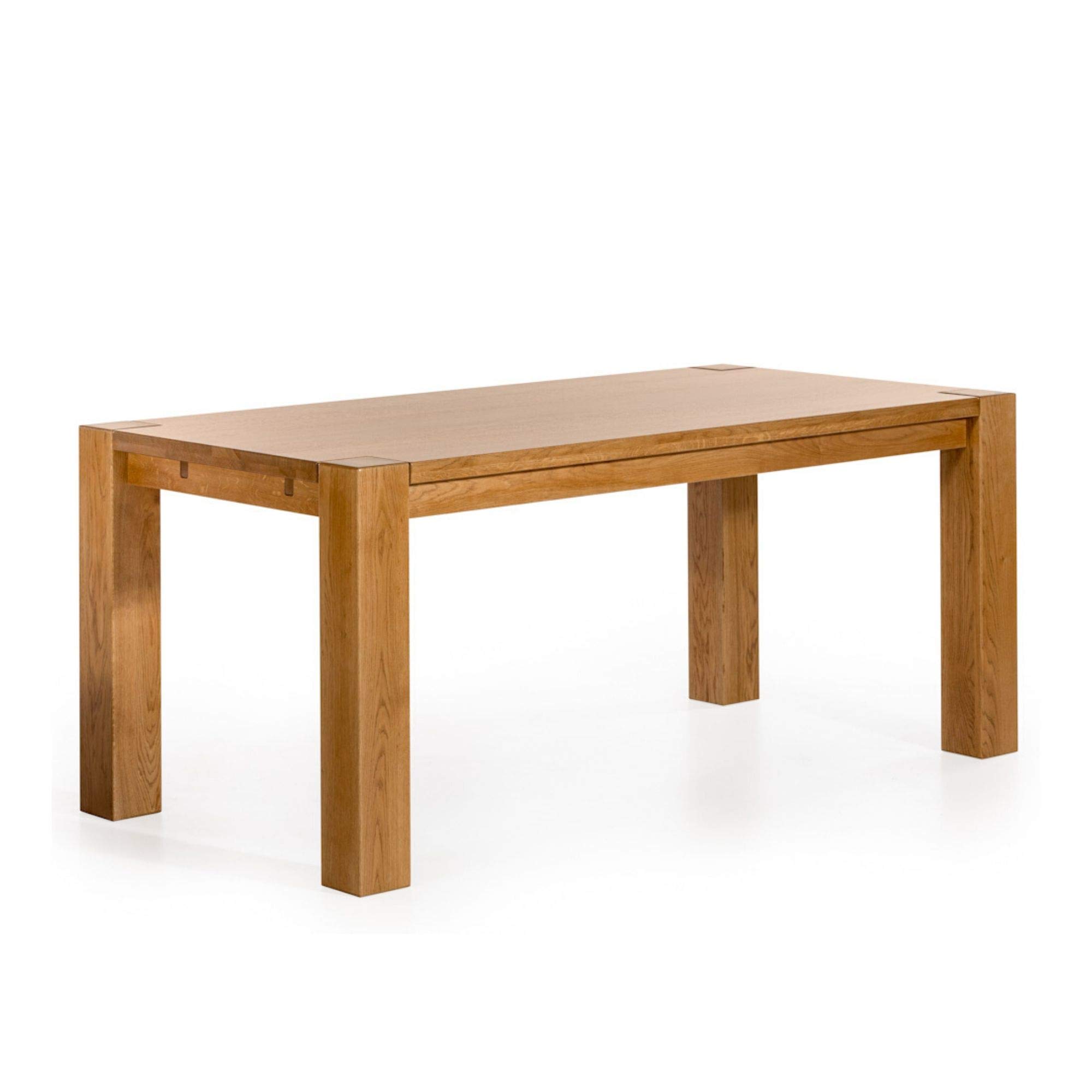Marque Amazon - Alkove - Hayes - Table à rallonges en bois massif, 180 cm, Chêne sauvage