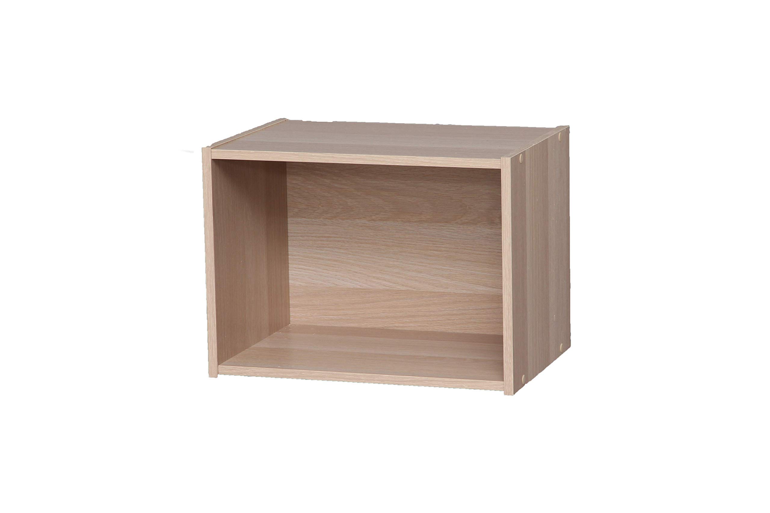 Amazon Brand - Movian 1 locker MDF wood Shelf, Cube Bookcase, Beige, 41.5 x 29 x 30.5 cm