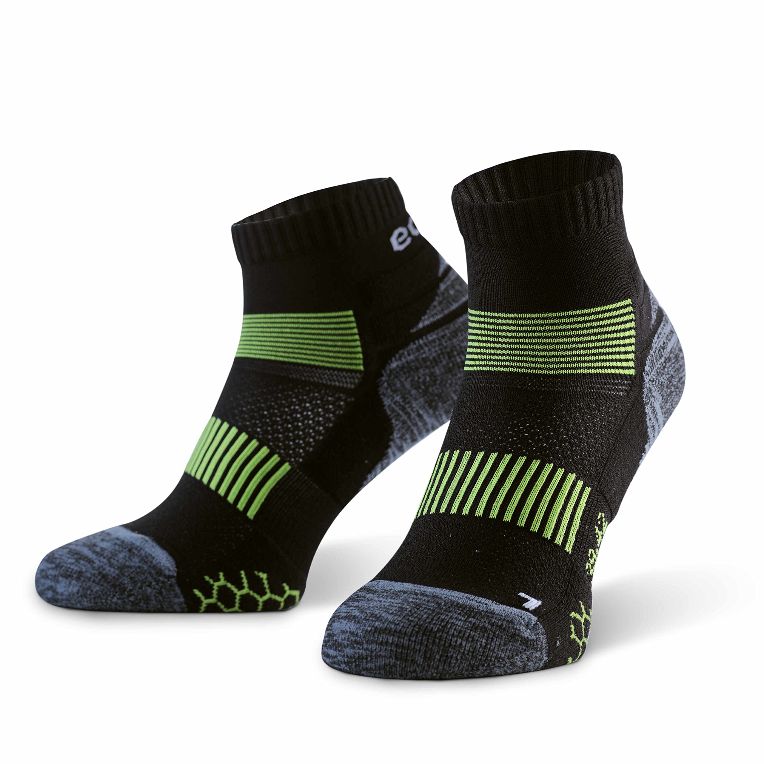 EONO Essentials Men's and Women's Running Socks (Pack of 3) Sneaker Socks for Fitness, Running, Jogging, Triathlon, 47-50