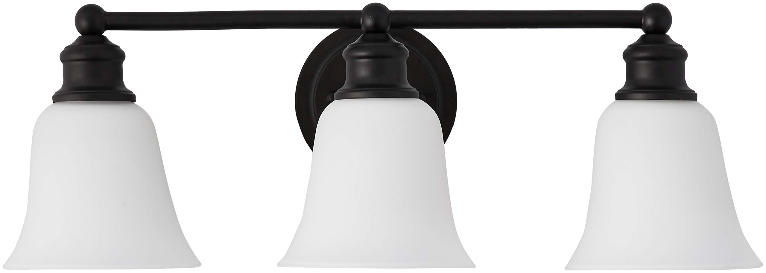 Amazon Brand – Ravenna Home Casual Vanity Light, 7.80"H, Oil-Rubbed Bronze