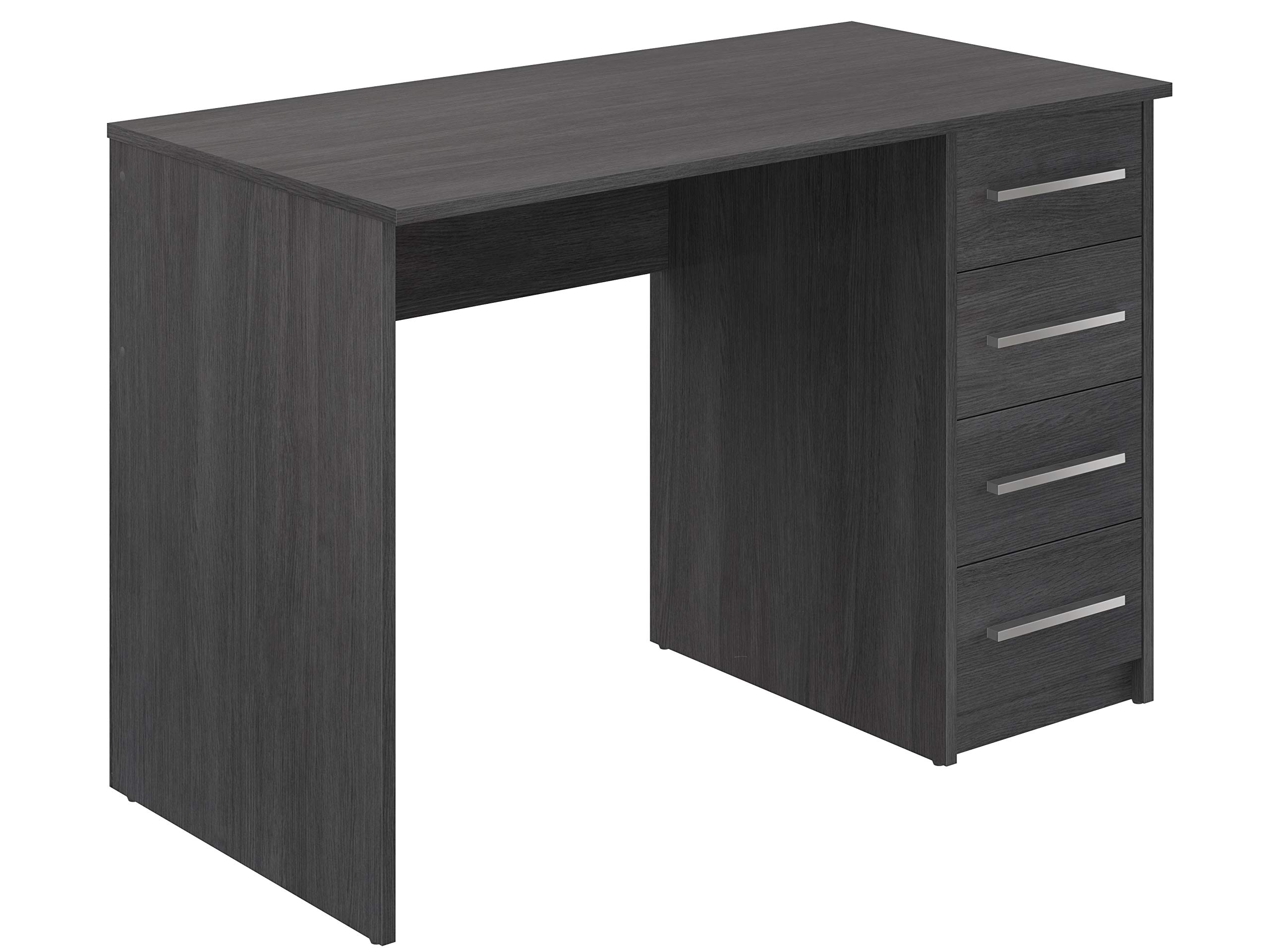 Marca Amazon - Movian Idro Modern - Escritorio con 4 cajones, 56 x 110 x 73 cm (gris)