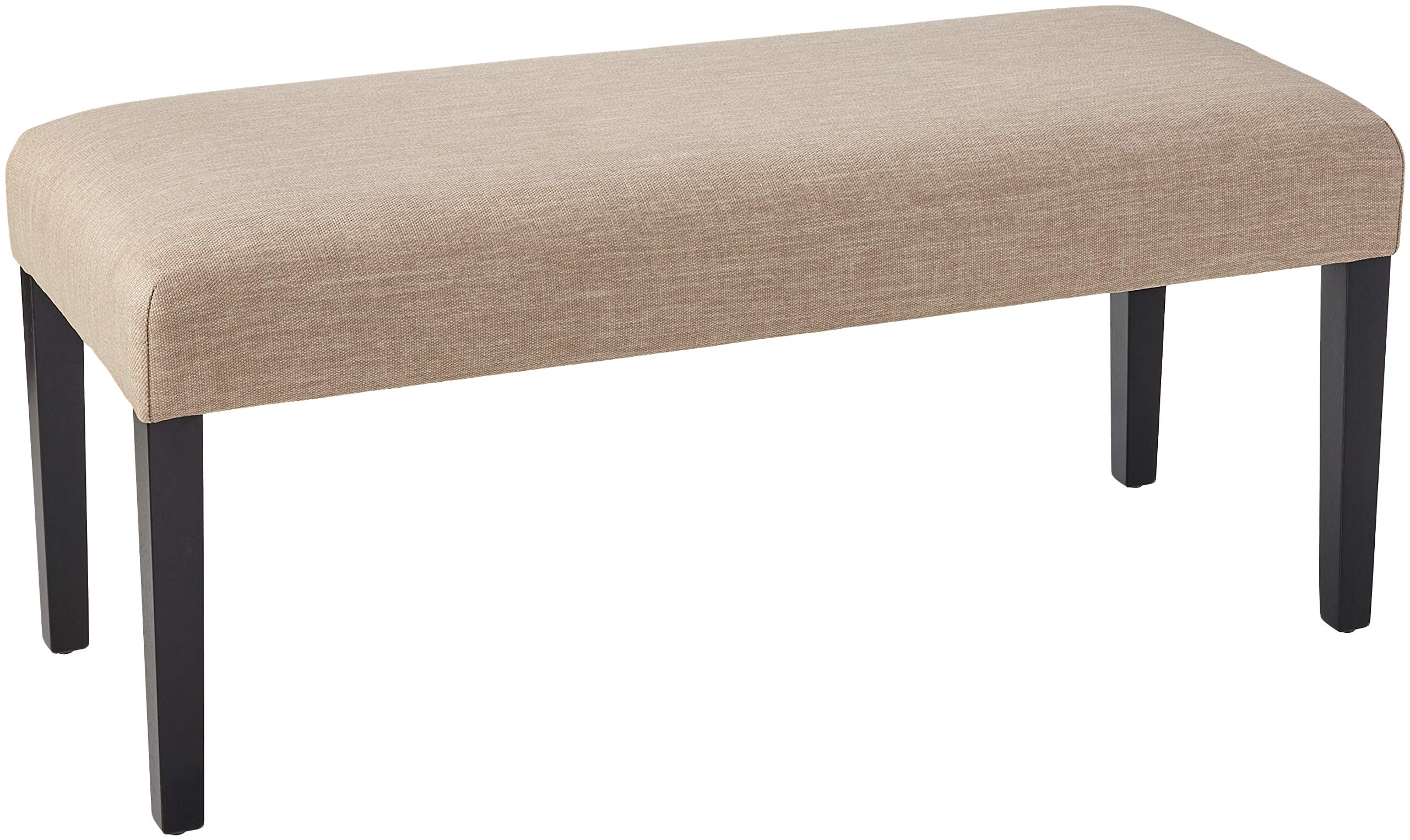 Amazon Brand – Ravenna Home Haraden Modern Upholstered Bench, 40"W, Beige
