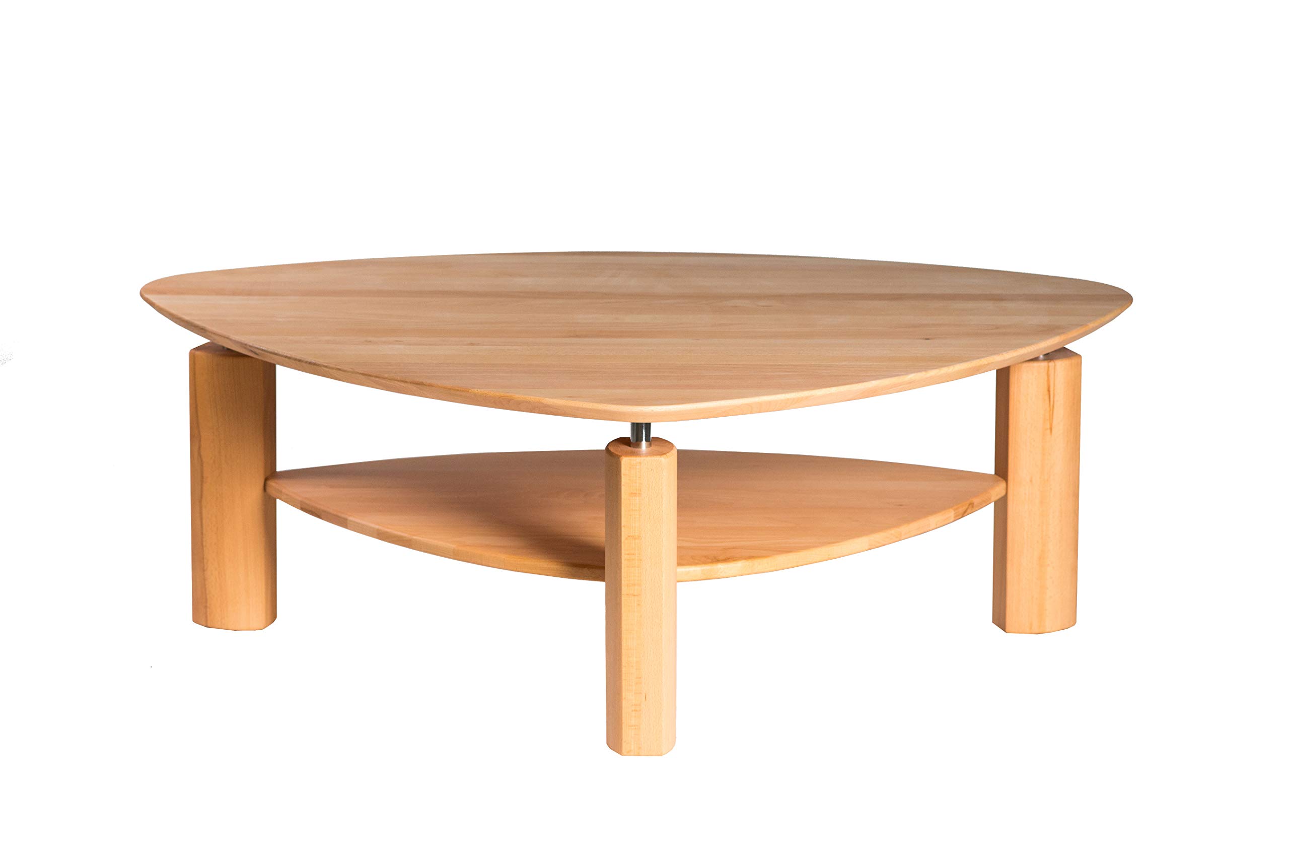 Amazon Brand - Alkove - Hayes - Modern Coffee Table with Shelf - Beech Heartwood
