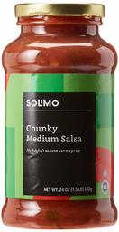 Solimo Medium Chunky Salsa, 24oz