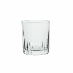 AmazonCommercial Lowball Drinking Glasses, Barware Glass Tumbler, 11.1 oz., Set of 6