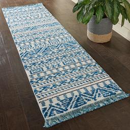 An Amazon Brand - Movian Vit - Rectangular Rug - 90" L x 26" W - Geometric Pattern