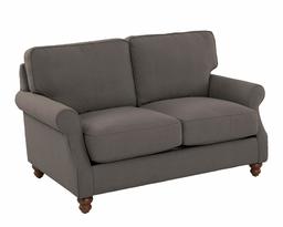 Amazon Brand – Stone & Beam Charles Classic Oversized Upholstered Loveseat, 63"W, Stone