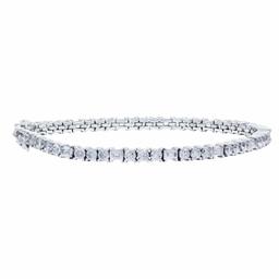 [Find] Amazon Collection roziumumekkisuta-ringusiruba-kuriaraundo & bage ttokattokyu-bikkuzirukoniatenisuburesuretto, 20.3 cm Length Bracelet jeb00052 _ 110cl8zqd00