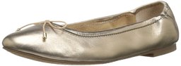 206 Collective Amazon Brand Women's Madison Ballet Flat, Gold Metallic, 8.5 B US
