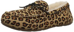 206 Collective Women's Pearson Shearling Moccasin Slipper, Leopard Calf Hair, 7.5 B US