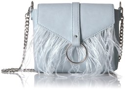 The Fix womens Courtney O Ring Feather Cross-body Bag Cross Body Handbag