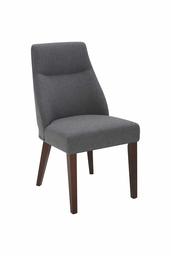 Amazon Brand – Rivet Phinney Contemporary Upholstered Dining Chair, 19.7"W, Graphite