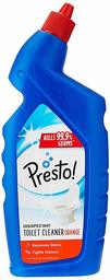 Amazon Brand - Presto! Disinfectant Toilet Cleaner, Orange - 500 Ml
