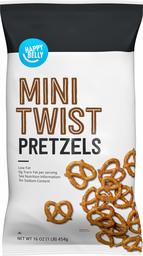 Amazon Brand - Happy Belly Mini Twist Pretzels, 16 Ounce