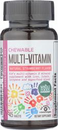 Whole Foods Market, Chewable Multi-Vitamin, Strawberry Flavor, 45 ct