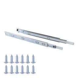 AmazonBasics 20" Ball Bearing Drawer Slides, Steel, 5 Pairs