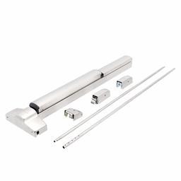 AmazonCommercial Stainless Steel Surface Vertical Rod Push Bar for Exit Doors, 36" inch, UL Certified, 1-Pack