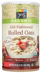 365 EVERYDAY VALUE Organic Old Fashioned Rolled Oats, 18 OZ