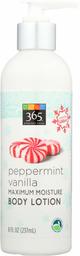 365 EVERYDAY VALUE Peppermint Vanilla Moisture Lotion, 8 FZ
