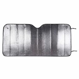 AmazonBasics UV Reflecting Foldable Front Windshield Sun Shade - 57'' x 26'', 2-MM Thickness