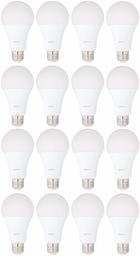 AmazonBasics 100 Watt Equivalent, Soft White, Dimmable, A21 LED Light Bulb | 16-Pack (Renewed)