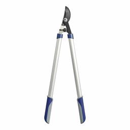 AmazonBasics Garden Tool Collection - Bypass Lopper, Tree Trimmer, with Carbon Steel Non-Stick Coating Blade, Aluminum Tube Handle with Comfort Grips 28''
