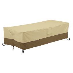 Classic Accessories 55 – 784 051501 Patio Durable Cover for Rectangular Table – 60 cm width, Khaki, 60 X 28 X 15 cm
