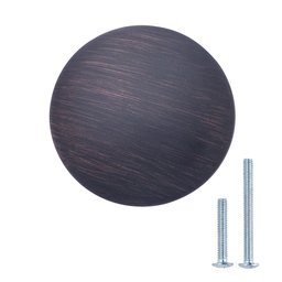 AmazonBasics - Round Drawer Knob, Furniture Handle, Diameter: 2.99 cm, AB101-OR-10
