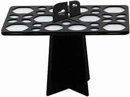 Eono by Amazon Makeup Brush Rack Dryer 28 Holes Makeup Brush Holder Black