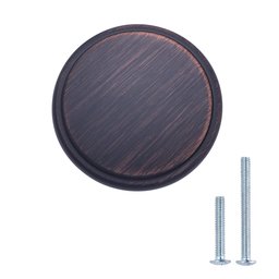 AmazonBasics - Modern Drawer Knob with Large Round Top Top Diameter 3.85cm