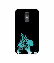 Amazon Brand - Solimo Designer Lady Vector N 3D Printed Hard Back Case Mobile Cover for LG Stylus 3