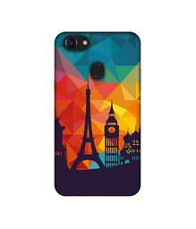 Amazon Brand - Solimo Designer Colored Paris UV Printed Soft Back Case Mobile Cover for Oppo F5