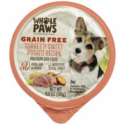 WHOLE PAWS Turkey and Sweet Potato Recipe Dog Food, 3.5 OZ