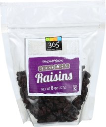 365 EVERYDAY VALUE Thompson Raisins, 8 OZ