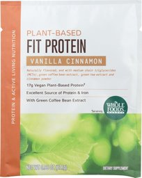 Whole Foods Market, Plant Based Fit Protein - Vanilla Cinnamon PACKET, 0.96 oz