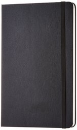 AmazonBasics Classic Blank Notebook, 240 Pages, Hardcover - Plain