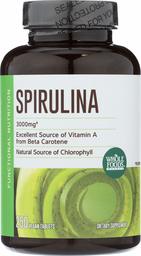 Whole Foods Market, Spirulina 3000mg, 250 ct
