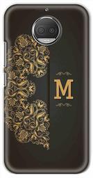 Amazon Brand - Solimo Designer Black Pattern Alphabet-M 3D Printed Hard Back Case Mobile Cover for Motorola Moto G5S Plus