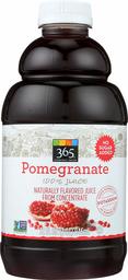 365 100% Juice Naturally Flavored Juice From Concentrate, Pomegranate, 32 Fl Oz